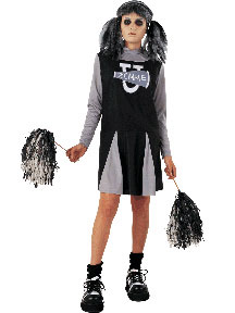 Zombie cheerleader halloween costume